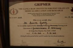 Dr. Ankita Gupta -  Award